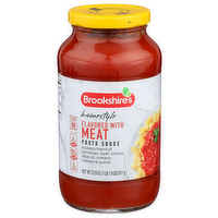 Brookshire's Homestyle Pasta Sauce Flavored With Meat - 23.9 Ounce