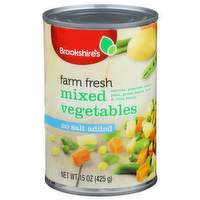 Brookshire's No Salt Added Mixed Vegetables - 15 Ounce