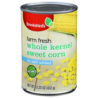 Brookshire's No Salt Added Farm Fresh Whole Kernel Sweet Corn - 15.25 Ounce