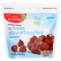Brookshire's Frozen Fresh Whole Strawberries - 16 Ounce
