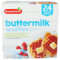 Brookshire's Buttermilk Waffles - 1.233 Ounce - 24 Count