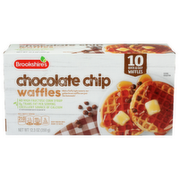 Brookshire's Chocolate Chip Waffles - 1.23 Ounce - 10 Count
