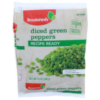 Brookshire's Diced Green Peppers - 12 Ounce