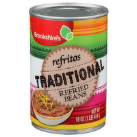 Brookshire's Traditional Refried Beans - 16 Ounce