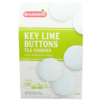 Brookshire's Key Lime Buttons Oven Baked & Crispy Tea Cookies - 6 Ounce