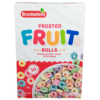 Brookshire's Frosted Fruit Rolls Sweetened Corn, Wheat & Oat Cereal - 12.2 Ounce