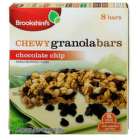 Brookshire's Chocolate Chip Chewy Granola Bars - 0.838 Ounce - 8 Count