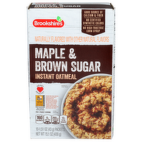 Brookshire's Maple & Brown Sugar Instant Oatmeal - 1.51 Ounce - 10 Count