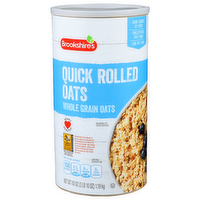 Brookshire's Quick Rolled Oats Whole Grain - 42 Ounce