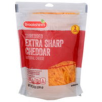 Brookshire's Cheese Extra Sharp Cheddar Shredded - 8 Ounce