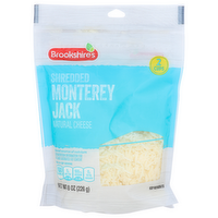 Brookshire's Natural Cheese Monterey Jack Shredded - 8 Ounce