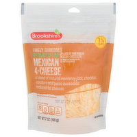 Brookshire's Mexican 4-Cheese Finely Shredded - 7 Ounce