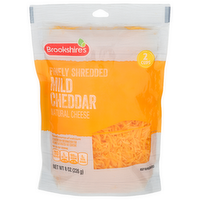 Brookshire's Natural Cheese Finely Shredded Mild Cheddar - 8 Ounce