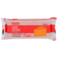 Brookshire's Natural Cheese Sharp Cheddar - 8 Ounce