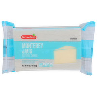 Brookshire's Natural Cheese Monterey Jack - 16 Ounce