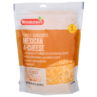 Brookshire's Finely Shredded Mexican 4-Cheese - 16 Ounce