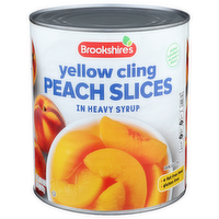 Brookshire's Yellow Cling Peach Slices In Heavy Syrup - 6 Pound