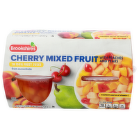 Brookshire's In 100% Fruit Juice Cherry Mixed With Peaches And Pears - 0.25 Pound - 4 Count