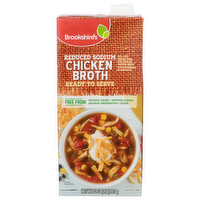 Brookshire's Reduced Sodium Chicken Broth - 32 Ounce