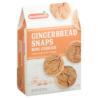 Brookshire's Gingerbread Snaps Mini Cookies - 6 Ounce