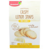 Brookshire's Crispy Lemon Snaps Premium Mini Cookies - 6 Ounce