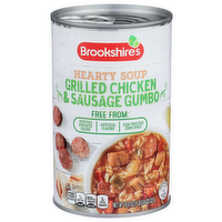Brookshire's Grilled Chicken & Sausage Gumbo Hearty Soup - 18.8 Ounce