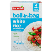 Brookshire's Long Grain White Rice - 3.5 Ounce - 4 Count