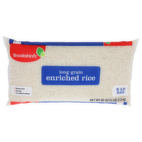 Brookshire's Long Grain Enriched Rice - 80 Ounce