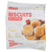 Brookshire's Buttermilk Biscuits - 2.225 Ounce - 12 Count
