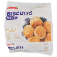 Brookshire's Buttery Biscuits - 2.225 Ounce - 12 Count