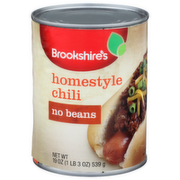 Brookshire's Homestyle Chili - 19 Ounce