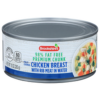 Brookshire's Premium Chunk With Rib Meat In Water Chicken Breast - 10 Ounce