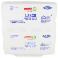 Brookshire's White Eggs Large - 36 Count