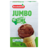 Brookshire's Jumbo Ice Cream Cups - 0.229 Ounce - 12 Count