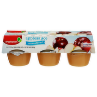 Brookshire's Unsweetened Applesauce - 4 Ounce - 6 Count
