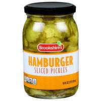 Brookshire's Hamburger Sliced Pickles - 16 Fluid Ounce