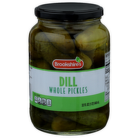 Brookshire's Whole Pickles Dill - 32 Fluid Ounce