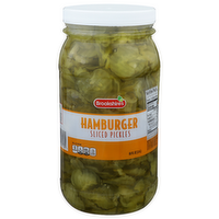 Brookshire's Hamburger Sliced Pickles - 80 Fluid Ounce