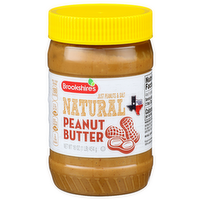 Brookshire's Natural Peanut Butter - 16 Ounce