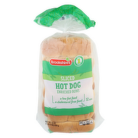 Brookshire's Sliced Hot Dog Enriched Buns - 1.5 Ounce - 12 Count
