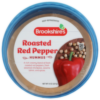 Brookshire Brk Rstd Red Pepper Hummus - 8 Ounce