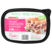 Brookshire's Extra Thin Sliced Uncured Mesquite Smoked Ham - 16 Ounce