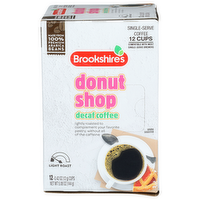 Brookshire's Donut Shop Light Roast Decaf Coffee - 0.423 Ounce - 12 Count