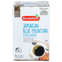 Brookshire's Jamaican Blue Mountain Medium Roast Style Coffee - 0.423 Ounce - 12 Count