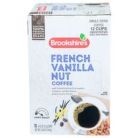 Brookshire's French Vanilla Nut Coffee Light Roast Single-Serve - 0.423 Ounce - 12 Count
