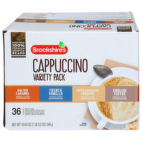 Brookshire's Salted Caramel French Vanilla White Chocolate English Toffee Cappuccino Variety Pack - 0.529 Ounce - 36 Count