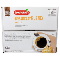 Brookshire's Light Roast Single-Serve Coffee Breakfast Blend - 0.423 Ounce - 80 Count