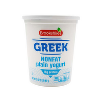 Brookshire's Nonfat Plain Greek Yogurt - 32 Ounce