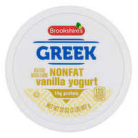 Brookshire's Nonfat Vanilla Greek Yogurt - 32 Ounce