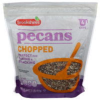 Brookshire Pecan Chopped - 4 Ounce - 4 Count